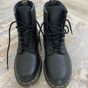 Dr. Martens Black Leather Boots